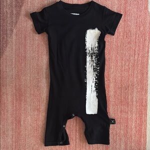 NUNUNU World Stylish Black and White Kids Romper